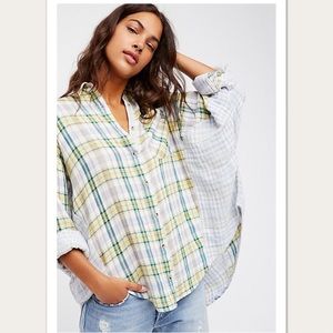 Free People One of the Guys Button Down